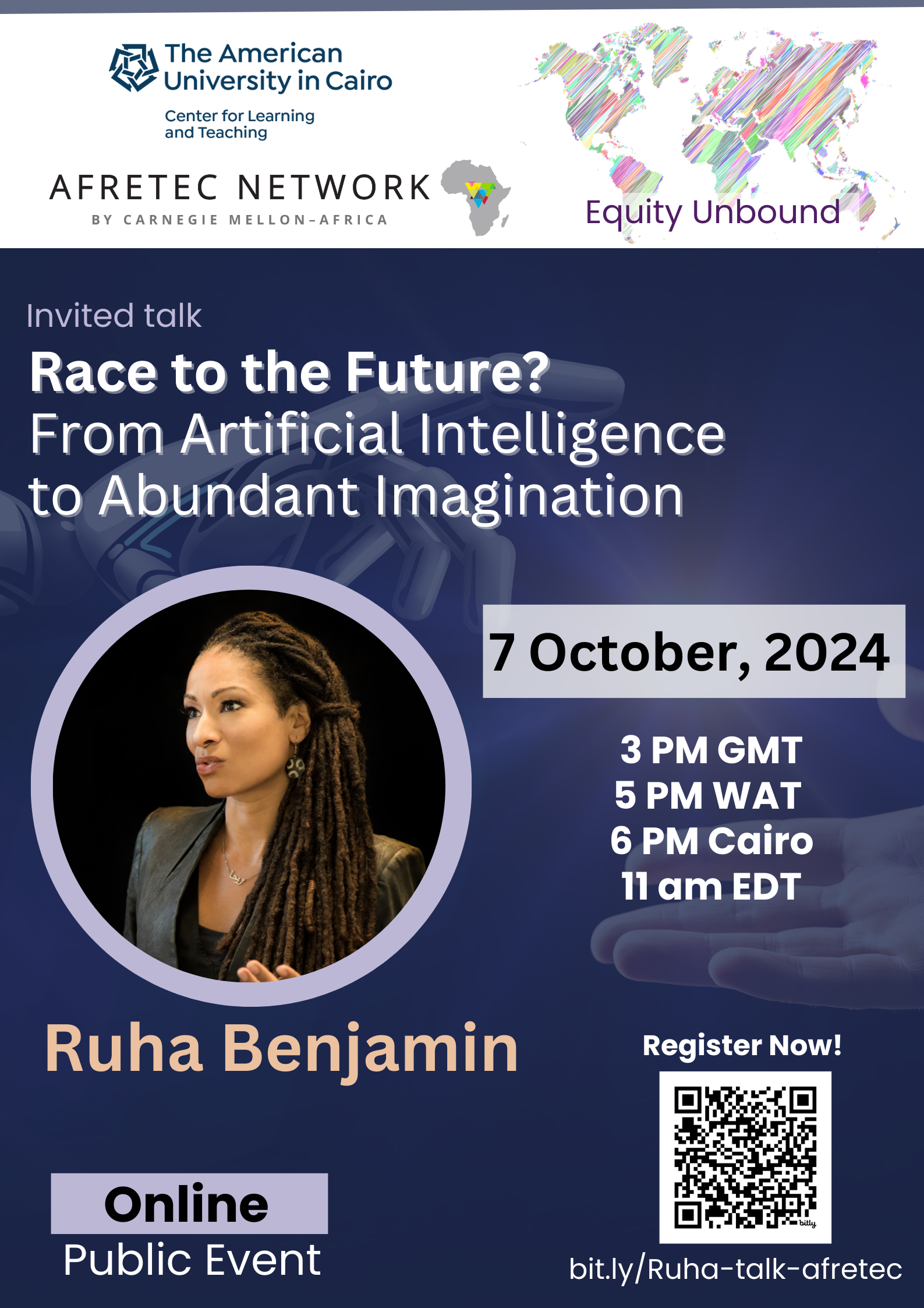 Ruha Benjamin Talk Poster Final Afretec
